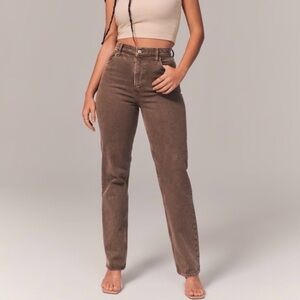 Abercrombie & Fitch ultra high rise 90s straight jeans size 27 regular